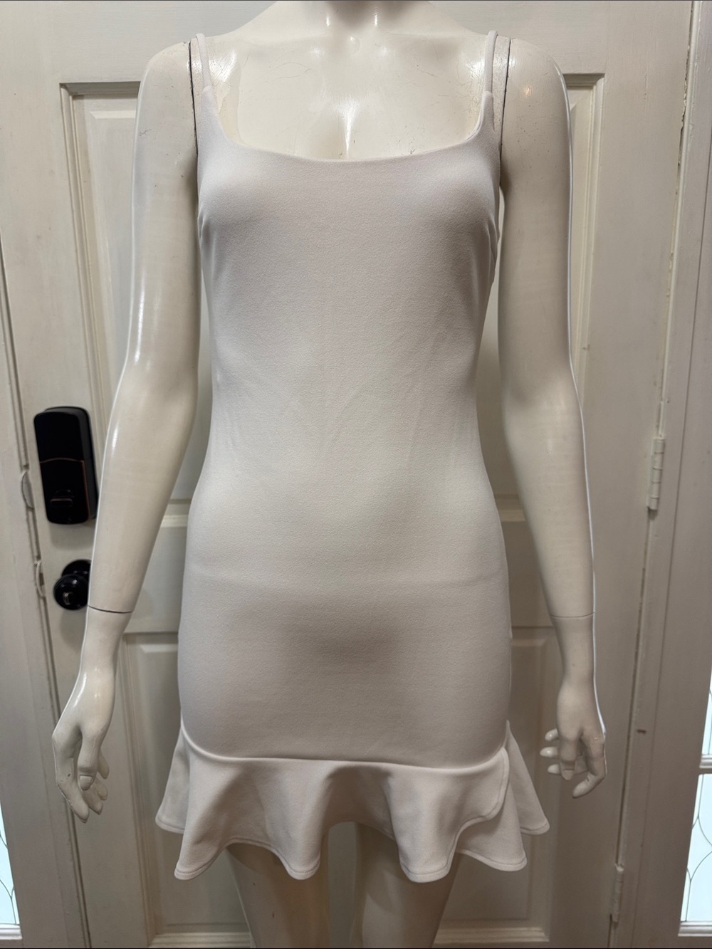 DAO CHLOE DAO BOUTIQUE Ruffle-Hem Slip Mini Dress Size Small
